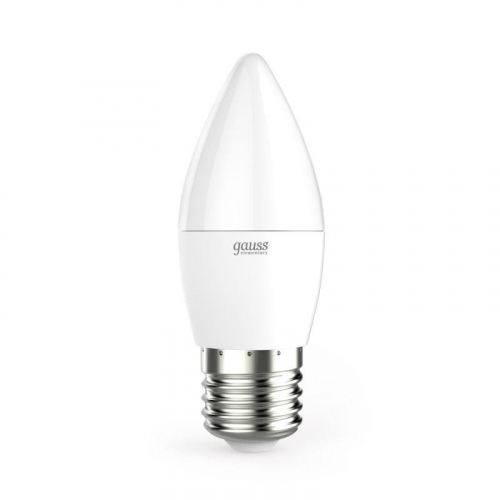 33228 Лампа светодиодная Elementary 8Вт свеча 4100К нейтр. бел. E27 540лм GAUSS  фото 3