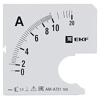 s-a721-10 Шкала сменная для A721 10/5А-1.5 PROxima EKF 