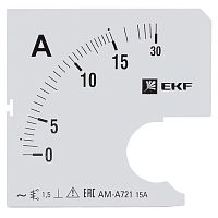 s-a721-15 Шкала сменная для A721 15/5А-1.5 PROxima EKF 