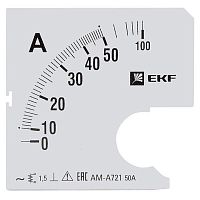 s-a721-50 Шкала сменная для A721 50/5А-1.5 PROxima EKF 
