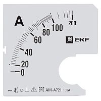 s-a721-100 Шкала сменная для A721 100/5А-1.5 PROxima EKF 