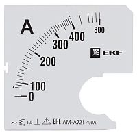 s-a721-400 Шкала сменная для A721 400/5А-1.5 PROxima EKF 