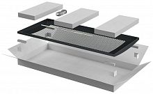 LN05-47U6X-DP Дверь для шкафа LINEA N 47U 600мм перфорир. черн. ITK 