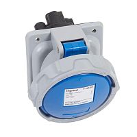555585 Розетка встроенная 63А 3К+З 230В IP67 Leg 