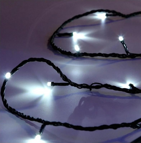 4690601041883 Гирлянда ILD120C-GW 120LED 12м 8 реж. бел. SHlights  фото 5