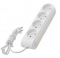 N4010031 Удлинитель 4х2м без заземл. 10А IP20 защ. шторки Makel 