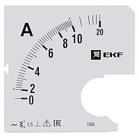 s-a961-10 Шкала сменная для A961 10/5А-1.5 PROxima EKF 