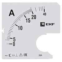 s-a961-20 Шкала сменная для A961 20/5А-1.5 PROxima EKF 