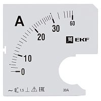 s-a961-30 Шкала сменная для A961 30/5А-1.5 PROxima EKF 