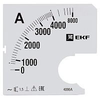 s-a961-4000 Шкала сменная для A961 4000/5А-1.5 PROxima EKF 