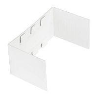 conw-40-25x4 Соединитель на стык 40х25 бел. Plast PROxima (уп.4шт) EKF 