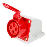 11-8910 Розетка 114 стационарная 3Р+РЕ 16А 380В IP44 Rexant 