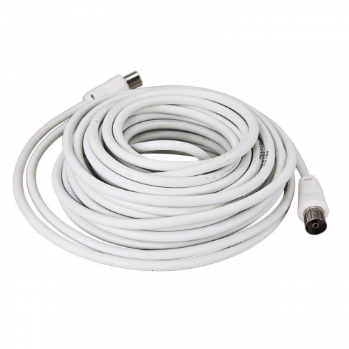 18-0008 Шнур TV Plug - TV Jack 15м бел. Rexant  фото 3