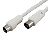 18-0008 Шнур TV Plug - TV Jack 15м бел. Rexant 