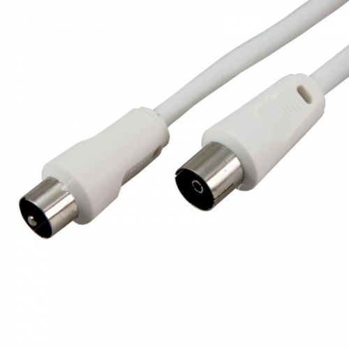 18-0008 Шнур TV Plug - TV Jack 15м бел. Rexant 