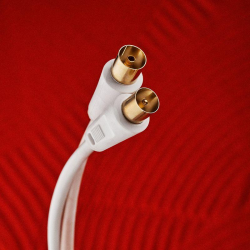 18-0005 Шнур TV Plug - TV Jack 5м бел. Rexant  фото 6