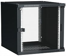 LWE5-09U64-GF Шкаф LINEA WE 9U 600x450мм дверь стекло черн. ITK 
