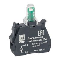XB4-EML-G Лампа сменная с основанием XB4 зел. 230В PROxima EKF 