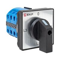 pk-1-94-10 Переключатель кулачковый ПК-1-94 4п 10А для амперметра EKF 