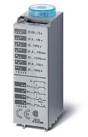 850300240000 Таймер мультифункциональный миниатюрный (AI DI SW GI) монтаж в розетку 24В AC/DC 3CO 10А регулировка времени 0.05с…100ч IP40 в комплекте металлич. клипса 094.81 FINDER 