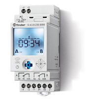 126282300000 Реле времени цифровое недельное 16А 110…230В AC/DC 1CO NFC 35мм IP20 монтаж на рейку 35мм FINDER 