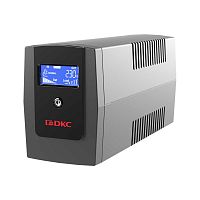 INFOLCD600I Источник бесперебойного питания ИБП Info LCD 600В.А IEC C13 (3) USB + RJ45 DKC 