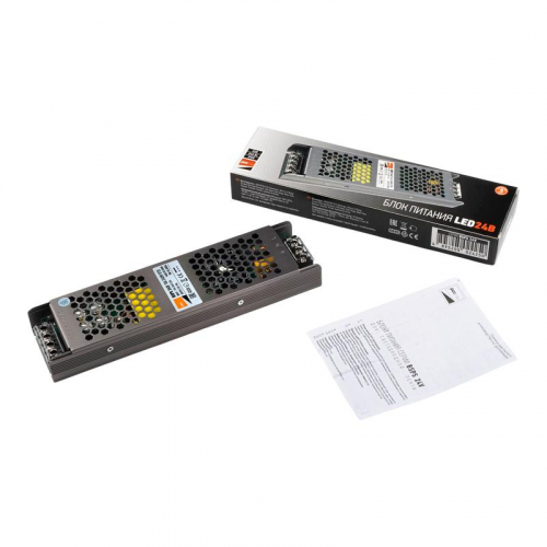 5024250 Блок питания для светодиодной ленты 240Вт 10А 24В IP20 BSPS метал. Pro+ JazzWay  фото 8
