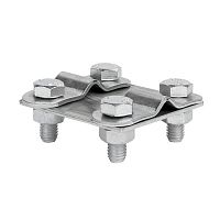 lp-55611 Зажим контрольный прут-прут (пластина 57х57мм) HZ PROxima EKF 