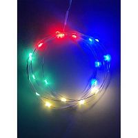 Б0041983 Гирлянда светодиодная "Нить" 2м 20LED АА IP20 мультиколор ЭРА 