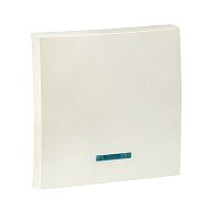 ESV10-L-121-50 Панель лицевая Валенсия для 1-кл. выключателя 10А с индикатором жемчуж. PROxima EKF 