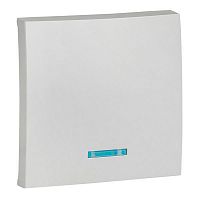ESV10-L-121-30 Панель лицевая Валенсия для выключателя 1-кл. с индикатором 10А сталь PROxima EKF 