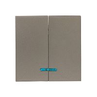 ESV10-L-123-40 Панель лицевая Валенсия для выключателя 2-кл. с индикатором 10А кашемир PROxima EKF 