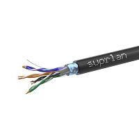 01-1034-1 Кабель витая пара F/UTP кат.5E 4х2х24AWG solid Cu PE Out. Median 305м (м) SUPRLAN 