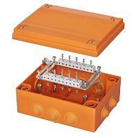FSB412004 Коробка FS 240х190х90мм IP55 20п 450В 6А 4кв.мм с кабельными вводами и клеммниками пластик. DKC 