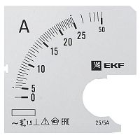 s-a961-25 Шкала сменная для A961 25/5А-1.5 PROxima EKF 
