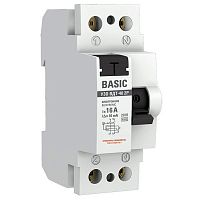 elcb-2-16-10e-sim Выключатель дифференциального тока (УЗО) 2п 16А 10мА ВДТ-40 (электрон.) Basic EKF 