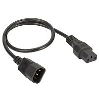 R5CORD3410 Кабель питания IEC320 C13 - IEC320 C14 1.0 м сечение 3х1.5кв.мм DKC 