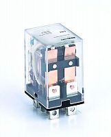 23903DEK Реле промежуточное ПР-102 10А 12В DC 2 конт. с LED-индикацией DEKraft 