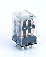 23923DEK Реле промежуточное ПР-102 10А 48В DC 3 конт. с LED-индикацией DEKraft 
