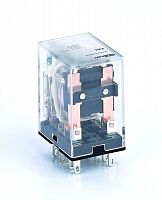 23852DEK Реле промежуточное ПР-102 5А 12В AC 2 конт. с LED-индикацией DEKraft 
