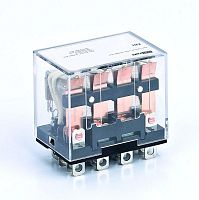 23947DEK Реле промежуточное ПР-102 10А 48В AC 4 конт. с LED-индикацией DEKraft 