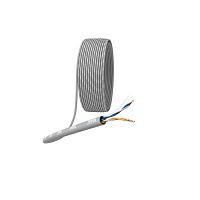 Б0044433 Кабель витая пара U/UTP кат.5E 2х2х24AWG solid CCA PVC Simple сер. (м) Эра 