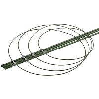 Б0008278 Поддержка для цветов 4 кольца 90см (60/180) Green Apple 