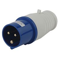 Б0032849 Вилка переносная 013 2Р+РЕ 16А 220В IP44 Эра 