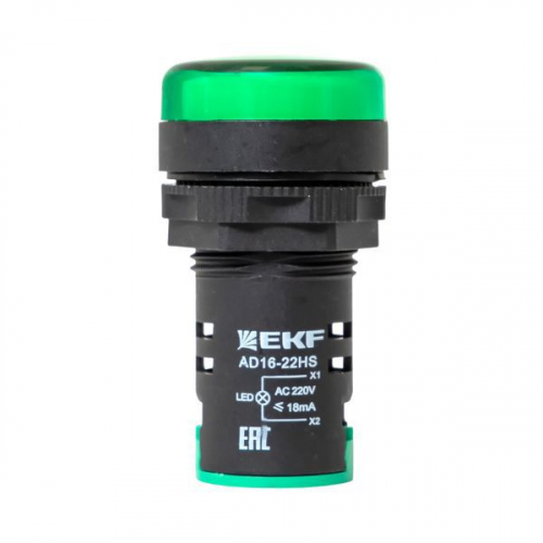 ledm-ad16-g Матрица светодиодная AD16-22HS зел. EKF  фото 3