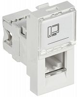 CKK-40D-RI1-K01 Розетка компьютерная 1-м 1мод. RJ45 кат.5E UTP механизм PRIMER IEK 