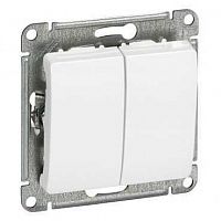 GSL000151 Выключатель 2-кл. СП Glossa 10А IP20 (сх. 5) 10AX механизм бел. SE 