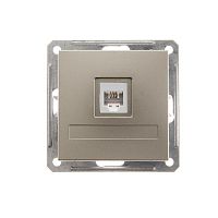 RSI-152T-4-86 Розетка телефонная СП W59 RJ11 1А 160В механизм шампань SE 