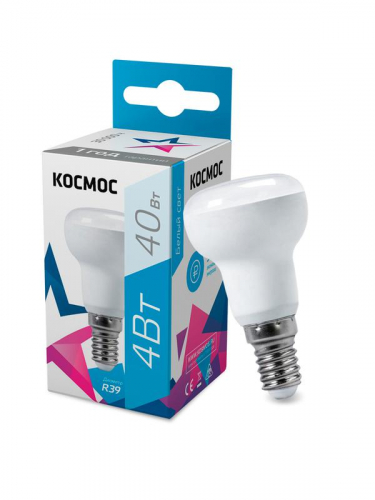 Lksm_LED4wR39E1445 Лампа светодиодная R39 4Вт 220В E14 4500К Космос 