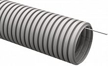 CTG20-20-K41-050I Труба гофрированная ПВХ d20мм с протяжкой сер. ELASTA (уп.50м) IEK 